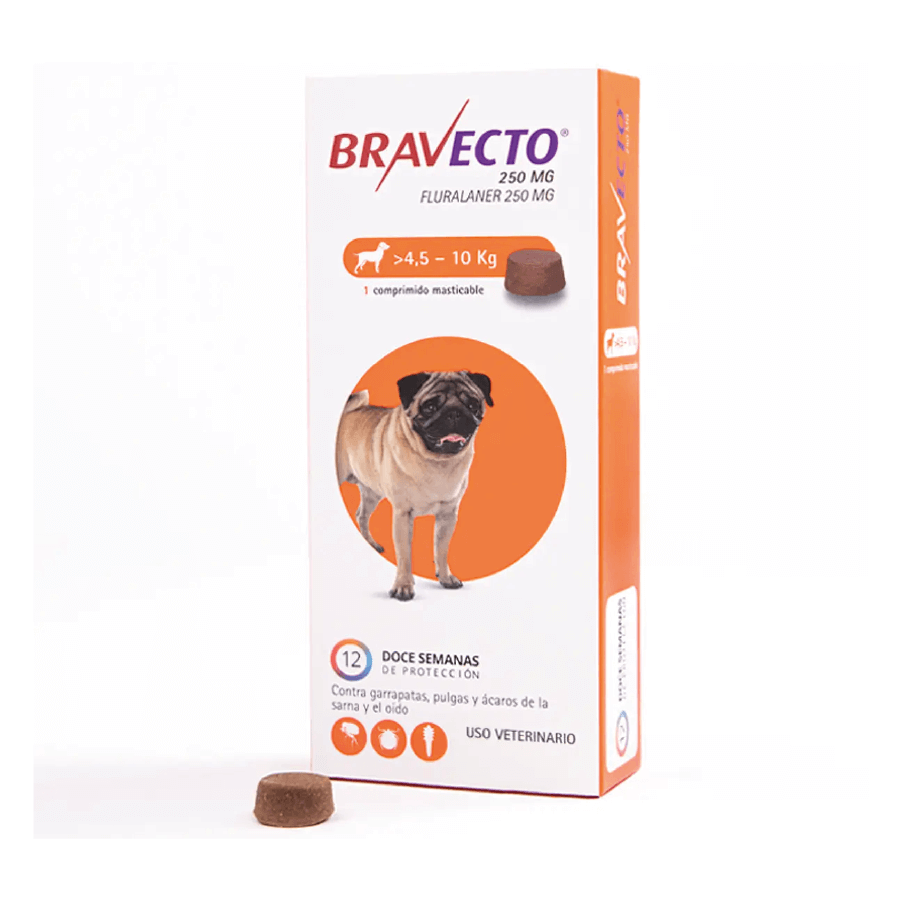 Bravecto Perro 4.5 - 10kg (250mg)