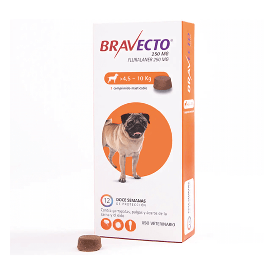 Bravecto Perro 4.5 - 10kg (250mg)