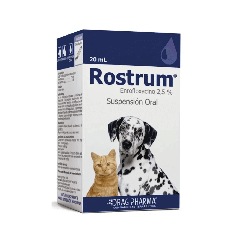 Rostrum 2,5% Suspension Oral 20 Ml